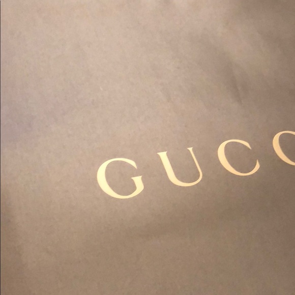 Gucci metallic version paper shopping bag - Picture 2 of 2